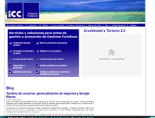 Tablet Screenshot of destinos.icc-e.org